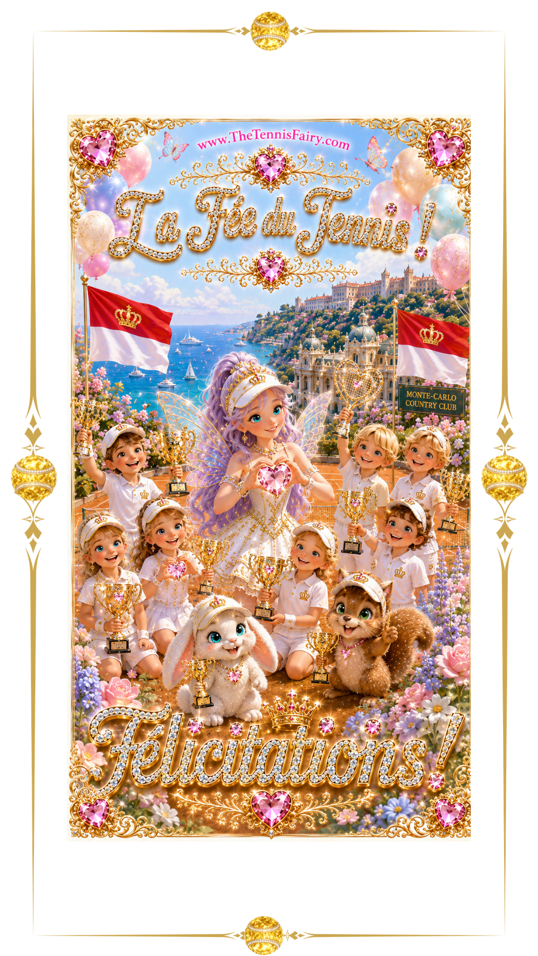 17 – 🇲🇨 The Tennis Fairy Celebrates ALL the Young Players at Monte-Carlo Country Club! 🎾🧚♀️ 🇬🇧🇫🇷